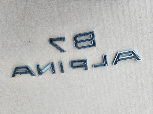 BMW F01 F02 E65 E66 B7 Alpina Genuine Trunk Emblems,Decals,Badge Set 2002 Up OEM