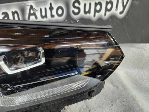 2022 2023 BMW X3 X4 RIGHT PASSENGER LED HEADLIGHT OEM RH BLACK X3M X4M M POWER 