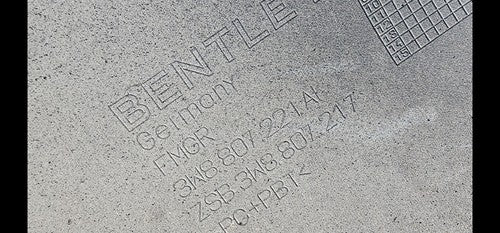 09-12 BENTLEY CONTINENTAL FLYING SPUR FRONT BUMPER COVER OEM 3W5807217AF NICE 