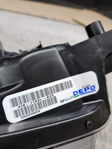 2016-2019 NISSAN SENTRA FRONT DRIVER SIDE HALOGEN HEADLIGHT HEADLAMP DEPO