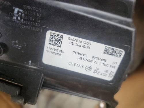 20-21 Bentley Continental GT GTC Left LED Turn Signal Swarovski 3SD953041A OE