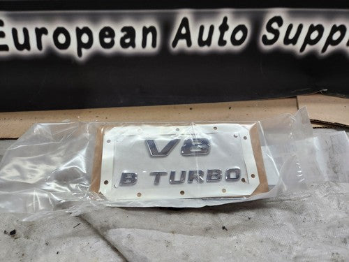 Genuine Mercedes Benz V8 BITURBO Emblem OEM A4638172600
