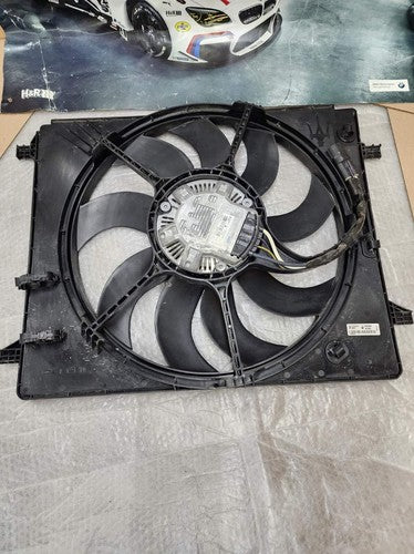 2014 2015 2016 2017 MASERATI GHIBLI RADIATOR ENGINE COOLING FAN OEM 5020694