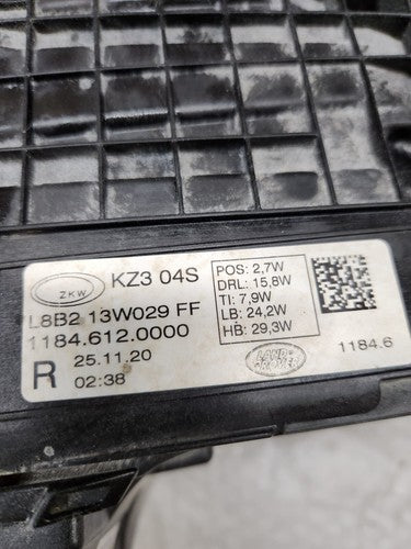 2020-2021 Land Rover Defender Headlight Full LED RH Passenger L8B213W029FF OEM