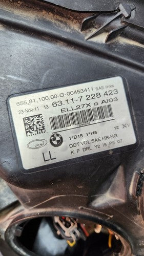 2010-2012 BMW F01 F02 740 750 Left Driver Adaptive Xenon Headlight Complete OEM