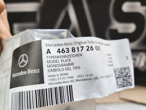 Genuine Mercedes Benz V8 BITURBO Emblem OEM A4638172600