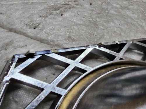 2019-2021 BENTLEY CONTINENTAL GT FRONT BUMPER PASSENGER RH SIDE GRILL CHROME OEM