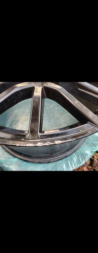 BMW X5 X6 2019-2022 Rear 22" OEM Wheel Rim E 10 1/2 J x 22 8090014 Black M POWER