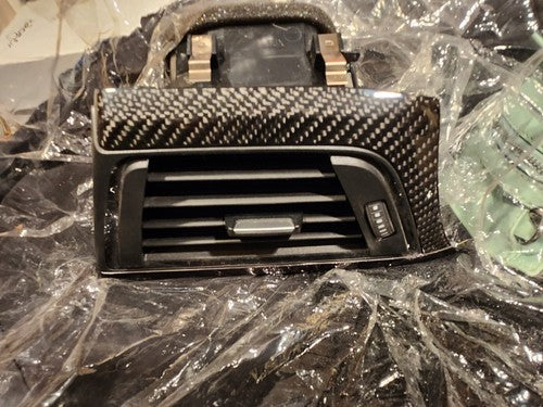 15-20 BMW F80 F82 F83 M3 M4 LEFT AIR VENT INTERIOR TRIM PANEL CARBON FIBER OEM M
