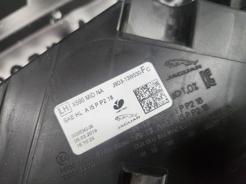 JAGUAR I-PACE HEADLIGHT LEFT DRIVER 2019 2020 2021 2022 LED J9D313W030 OEM