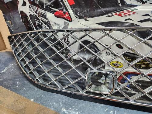 2017-2022 BENTLEY CONTINENTAL GT III LEFT DRIVER SIDE FRONT BUMPER CHROME GRILL