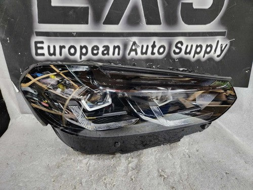 2022 2023 BMW X3 X4 RIGHT PASSENGER LED HEADLIGHT OEM RH BLACK X3M X4M M POWER 