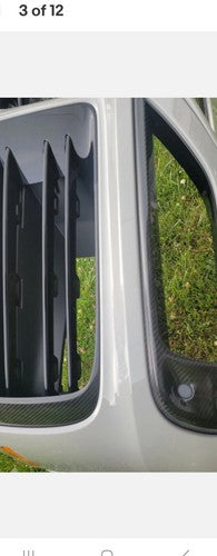 19 20 21 22 23 PORSCHE CAYENNE GTS FRONT BUMPER COVER OEM COMPLETE CARBON LED