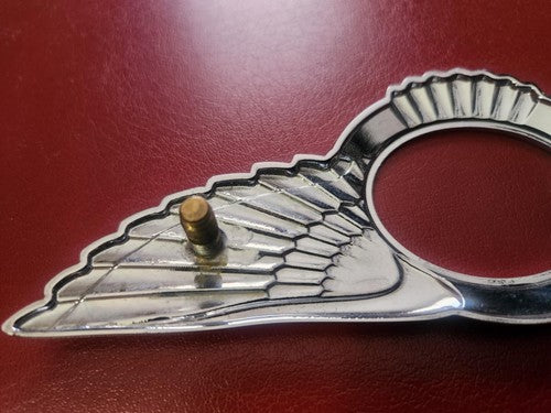 2004-11 BENTLEY CONTINENTAL GT GTC FLYING SPUR OEM FRONT GRILL CHROME BADGE WING