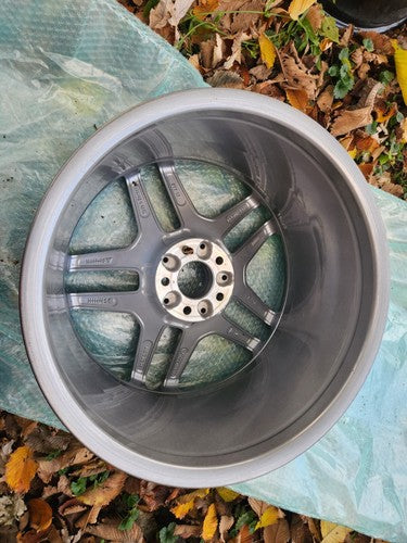 Wheel 19x9.5 Alloy 5 A2224010100 OEM MACHINE GREY Fits REAR 15-17 MBZ S-Class 
