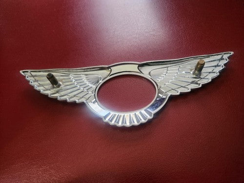 2004-11 BENTLEY CONTINENTAL GT GTC FLYING SPUR OEM FRONT GRILL CHROME BADGE WING