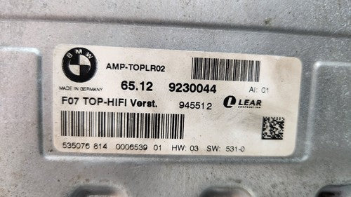 09-12 BMW F01 F02 F07 535i 550I GT 740I 750I 760LI TOP HI-FI DSP AUDIO AMPLIFIER