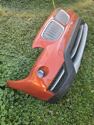 2012 2013 2014 2015 BMW X1 FRONT BUMPER COVER ORANGE COMPLETE OEM