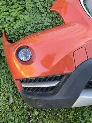 2012 2013 2014 2015 BMW X1 FRONT BUMPER COVER ORANGE COMPLETE OEM