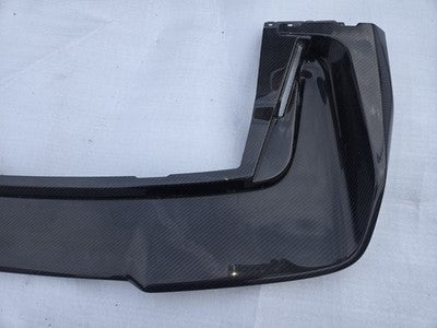 20-22 Porsche Taycan Rear Bumper Lower Carbon Cover Diffuser 9J1807521B OEM 