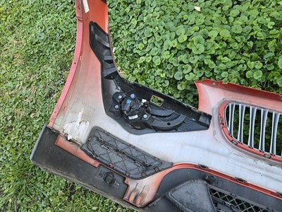 2012 2013 2014 2015 BMW X1 FRONT BUMPER COVER ORANGE COMPLETE OEM