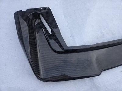 20-22 Porsche Taycan Rear Bumper Lower Carbon Cover Diffuser 9J1807521B OEM 