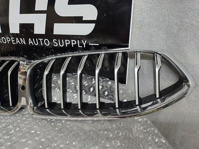 019-2023 BMW 8-SERIES G14 G15 G16 FRONT BUMPER 840 M850 GRILL TRIM CHROME OEM