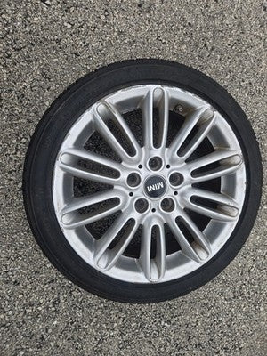 2016-2023 Mini Cooper Wheel Rim  F56  7Jx17H2 OEM 6898290 Tire 205 45 17 Silver 