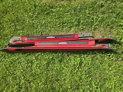 OEM Mini Cooper John Cooper Works R56 R57 JCW Aero Side Skirts Rocker Trim RED