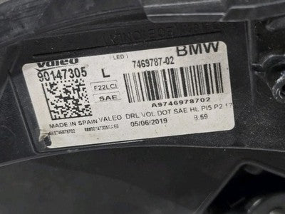 2018-2021 BMW 2 Series F87 M2 LCI Adaptive LED Headlight SET OEM 7469788 7469787