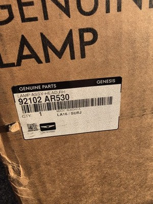 2026 Genesis GV70 OEM Right RH Passenger LED Headlight Headlamp 92102-AR530