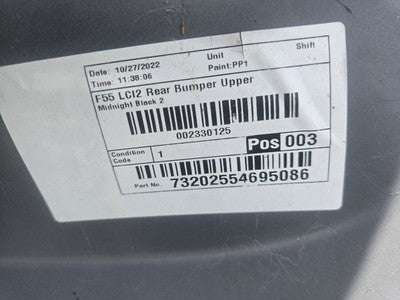 21-26 MINI COOPER F55 REAR BUMPER ASSEMBLY OEM Jcw Works Diffuser 4 Door pdc