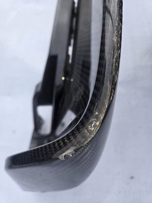 20-22 Porsche Taycan Rear Bumper Lower Carbon Cover Diffuser 9J1807521B OEM 