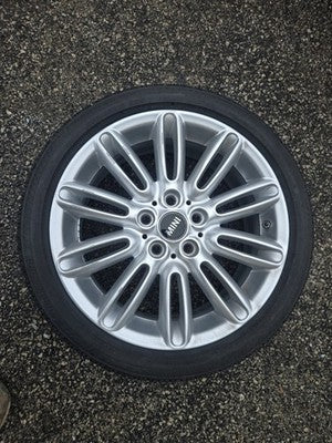 2016-2023 Mini Cooper Wheel Rim  F56  7Jx17H2 OEM 6898290 Tire 205 45 17 Silver 