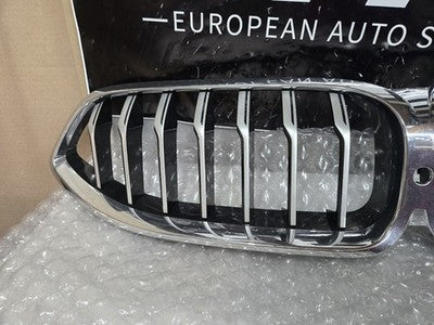 019-2023 BMW 8-SERIES G14 G15 G16 FRONT BUMPER 840 M850 GRILL TRIM CHROME OEM