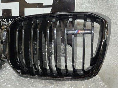 BMW Genuine OEM G01 LCI X3 M40i 2022-24 Gloss Black Shadow-Line Front Grille New