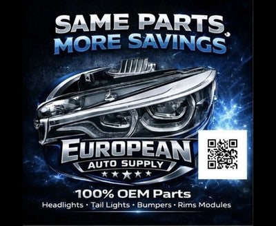 2023-2025 Genuine OEM BMW Harness 61125A49EB4 NEW Bumper Front 