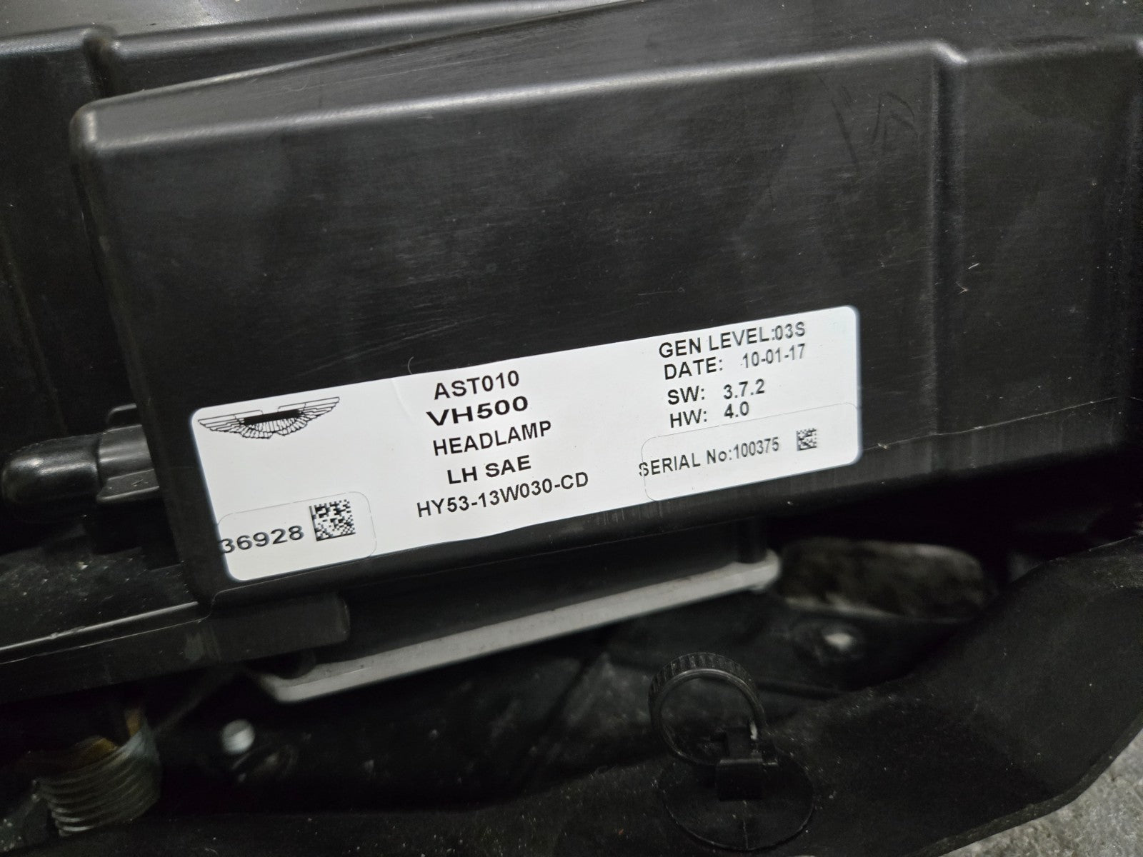 2017-2023 Aston Martin DB11 LED Headlight Left LH Driver HY5313W030 OEM COMPLETE