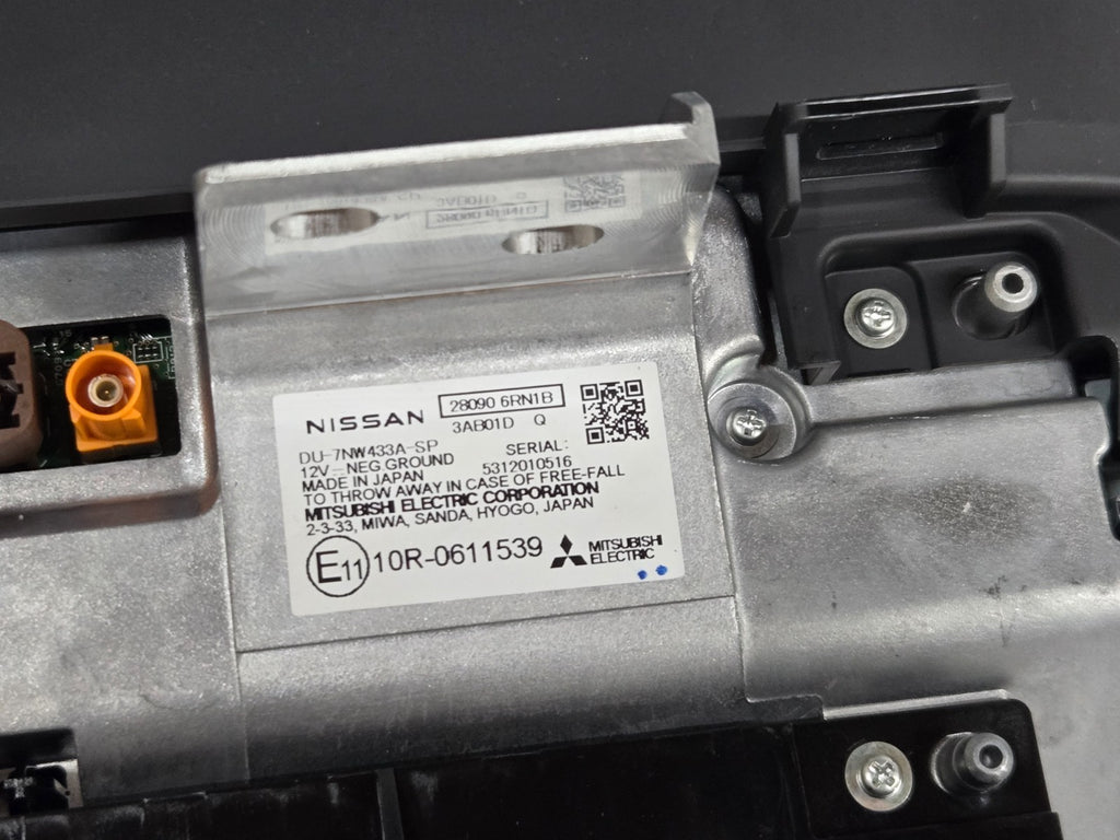 2024 NISSAN ROGUE DASH DASHBOARD CENTER DISPLAY SCREEN MONITOR OEM 28090-6RN2B