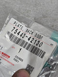 Genuine Toyota Camry XSE Rear Hatch Emblem 75443-42130 NEW OEM