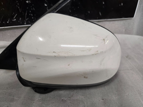 2014 - 2018 BMW X5 F15 FRONT LEFT LH DOOR EXTERIOR SIDE VIEW MIRROR OEM WHITE