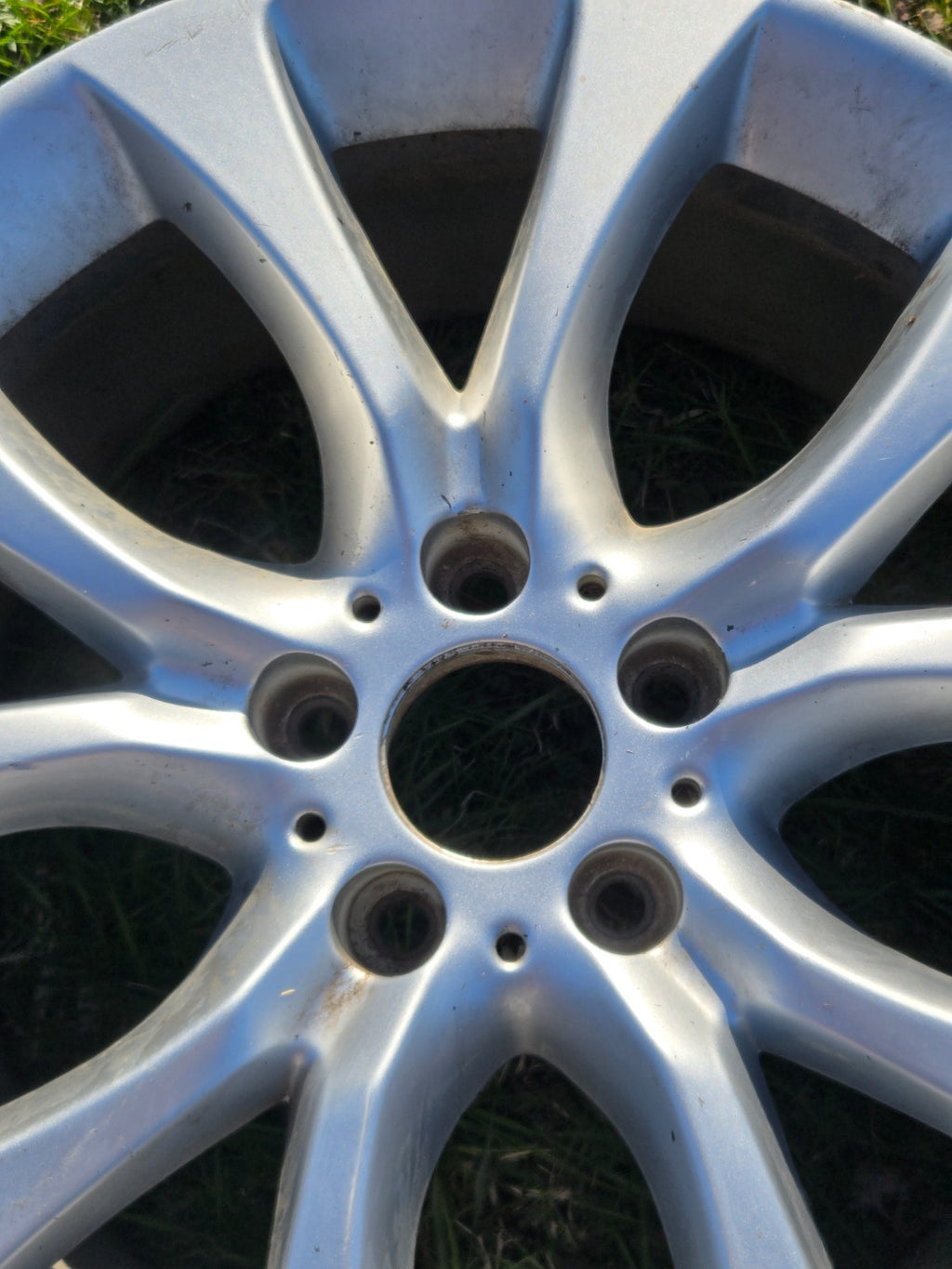 2013-2018 BMW X5 Wheel Rim Alloy 19"X9'' 5 Spoke V Wide Spoke OEM 6853953