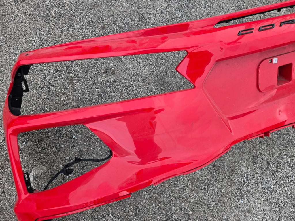 2020- 2024 CHEVROLET CORVETTE C8 REAR BUMPER COVER w/ HARNESS OEM