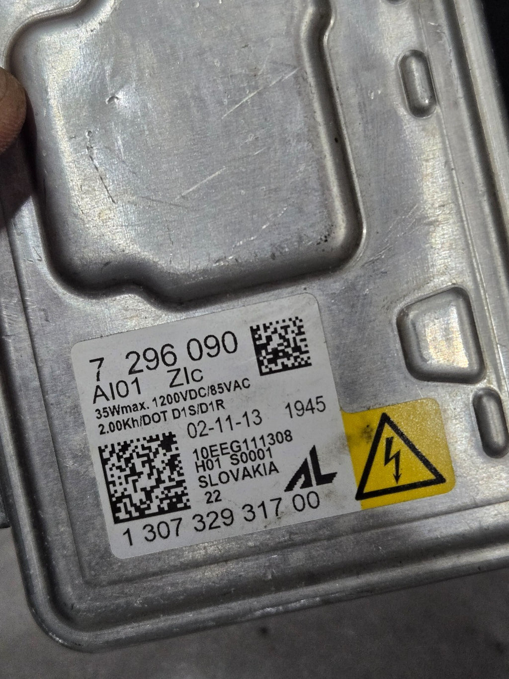 2011-2015 Kia Optima Xenon HID Headlight Ballast 130732931700 OEM