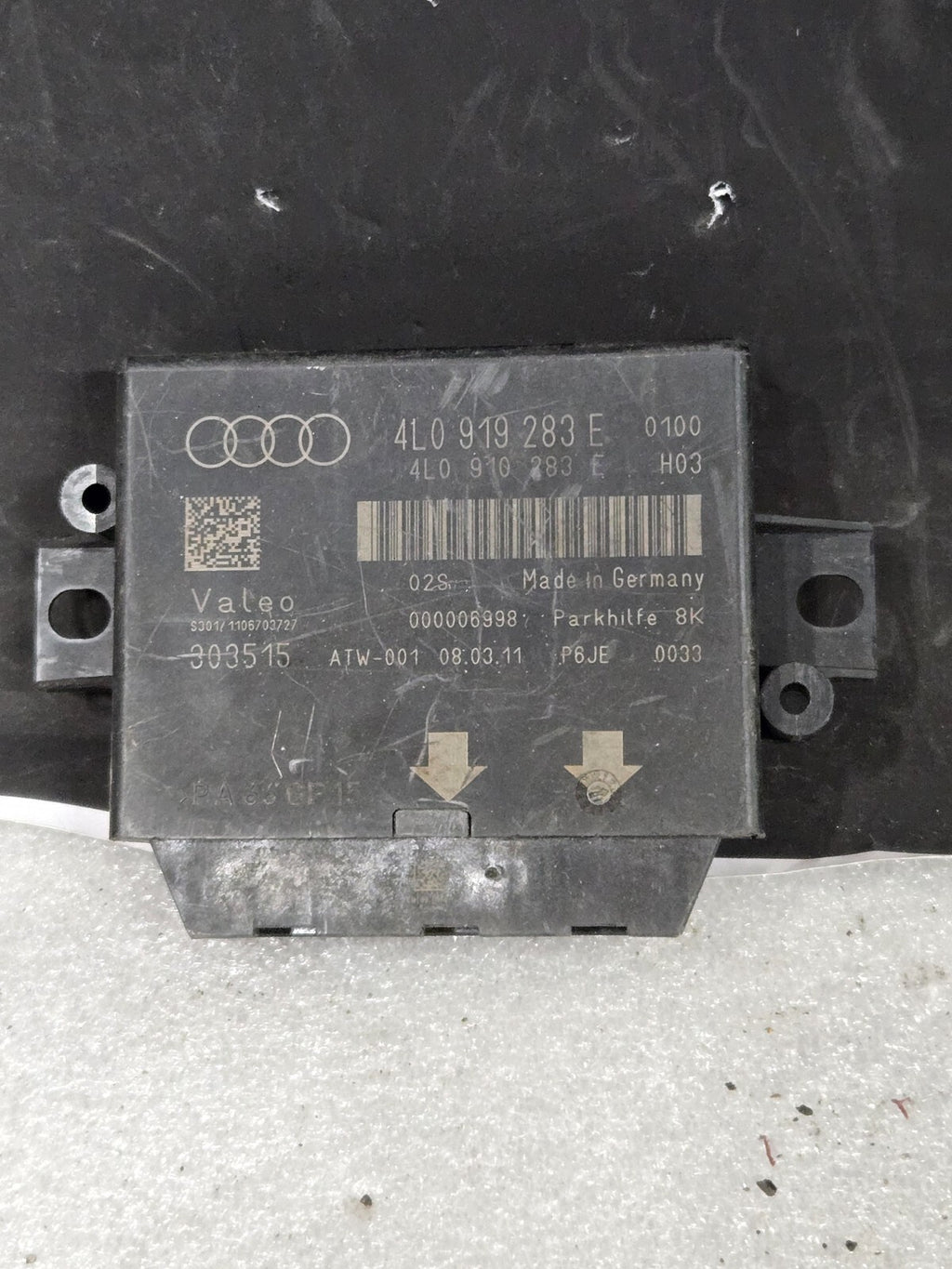 2007-2015 AUDI Q7 PDC PARKTRONIC PARKING SENSOR CONTROL MODULE OEM 4L0919283E