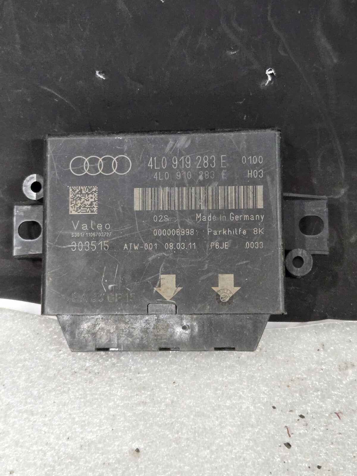 2007-2015 AUDI Q7 PDC PARKTRONIC PARKING SENSOR CONTROL MODULE OEM 4L0919283E