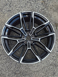 2021-2024 M4 M3 Rear BMW Polished Black/Silver OEM Wheel 20” Factory Rim 7882870