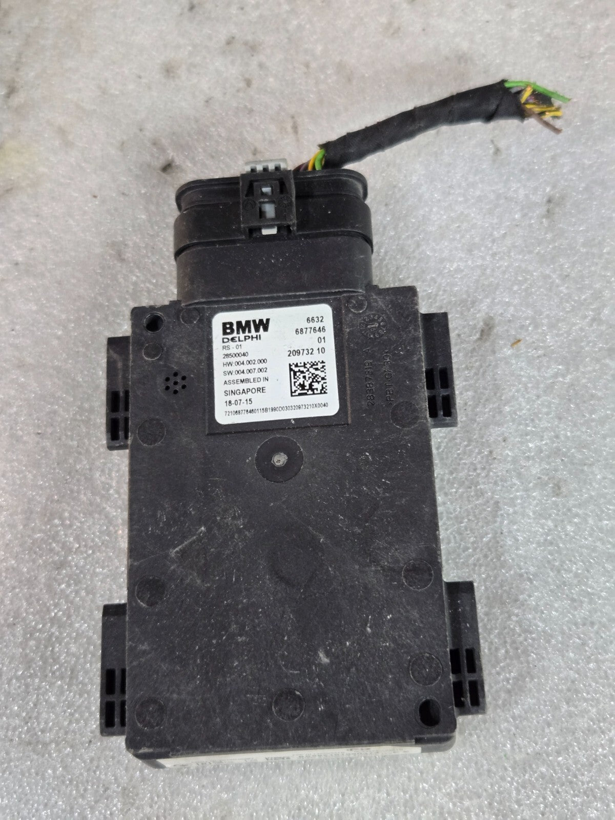 2016-2020 BMW 5 7 X3 X4  FRONT / REAR BLIND SPOT RADAR SENSOR CONTROL MODULE OEM