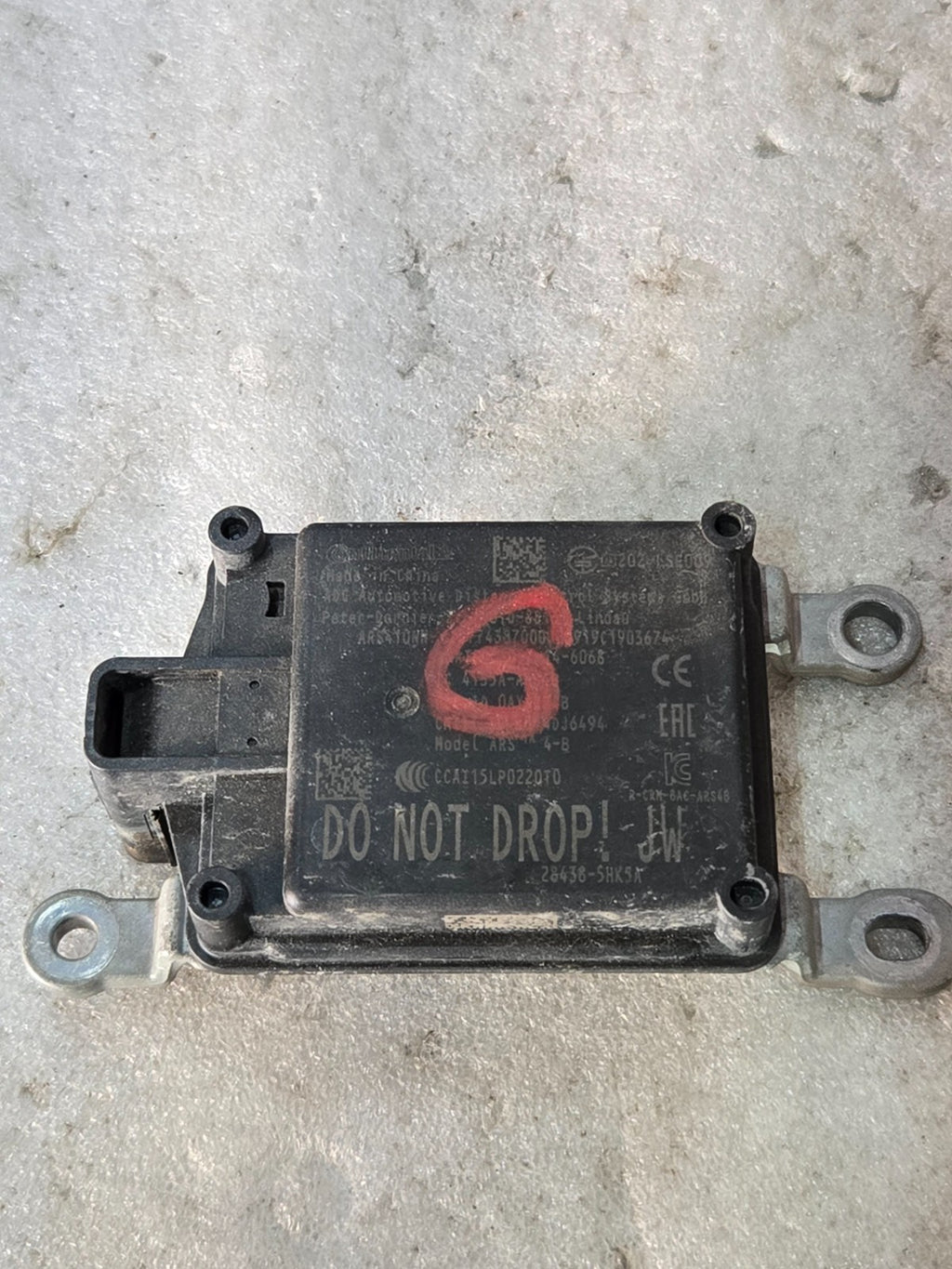 2020-2022 Nissan Rogue Sport Distance Control Module Sensor OEM 28438-5HK5A JW