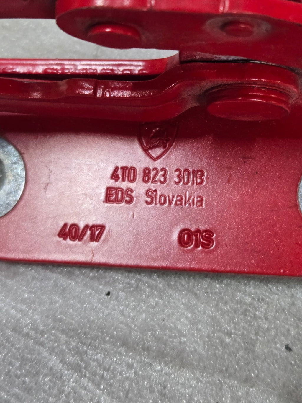 2018-2022 Lamborghini Huracan Front Left LH Hood Hinge 4T0823301B OEM Red